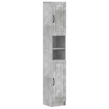 2 Piece Bathroom Cabinet Set UTRECHT Concrete Grey