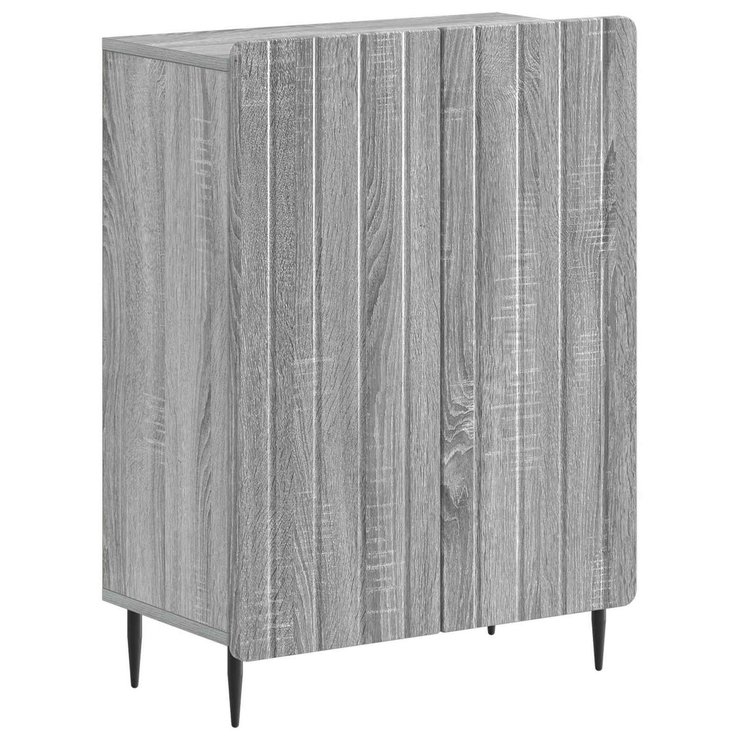 2 Piece Bathroom Cabinet Set ZWOLLE Grey Sonoma Engineered Wood
