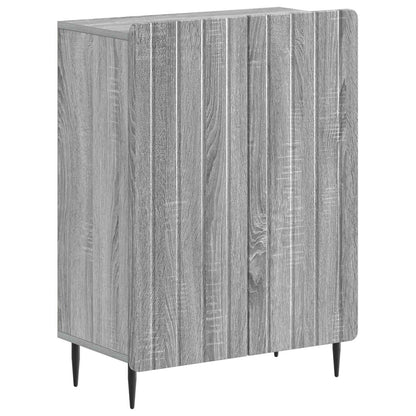 2 Piece Bathroom Cabinet Set ZWOLLE Grey Sonoma Engineered Wood