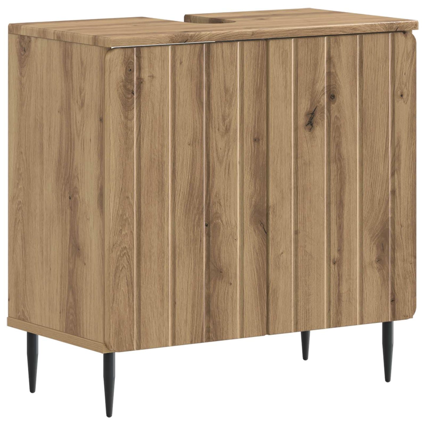 2 Piece Bathroom Cabinet Set ZWOLLE Artisan Oak Engineered Wood
