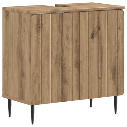 2 Piece Bathroom Cabinet Set ZWOLLE Artisan Oak Engineered Wood