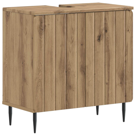2 Piece Bathroom Cabinet Set ZWOLLE Artisan Oak Engineered Wood