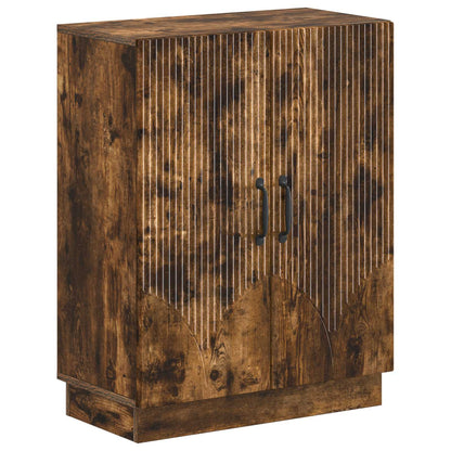 2 Piece Bathroom Cabinet Set HOORN Smoked Oak Engineered Wood