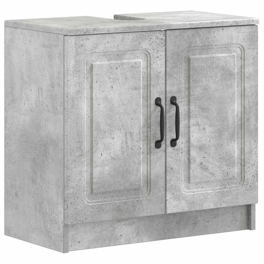 2 Piece Bathroom Cabinet Set UTRECHT Concrete Grey
