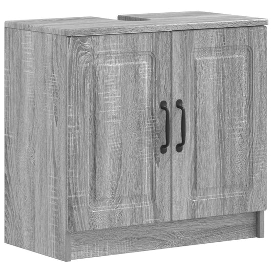 2 Piece Bathroom Cabinet Set UTRECHT Grey Sonoma