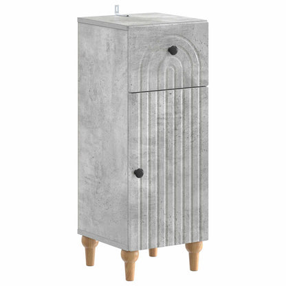 2 Piece Bathroom Cabinet Set ALKMAAR Concrete Grey