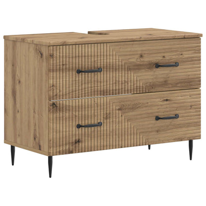 2 Piece Bathroom Cabinet Set HAARLEM Artisan Oak