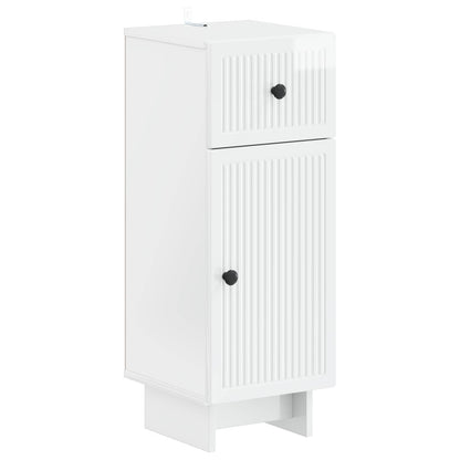 3 Piece Bathroom Cabinet Set EDE High Gloss White