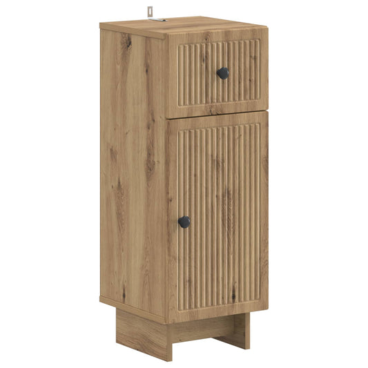 3 Piece Bathroom Cabinet Set EDE Artisan Oak Engineered Wood