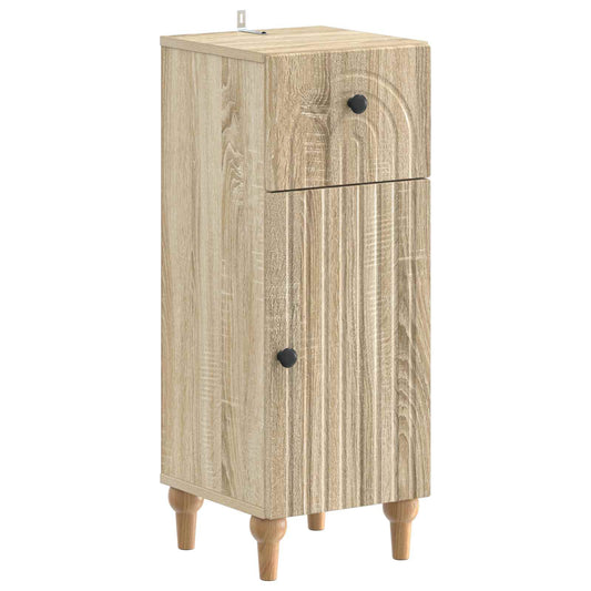 3 Piece Bathroom Cabinet Set ALKMAAR Sonoma Oak Engineered Wood