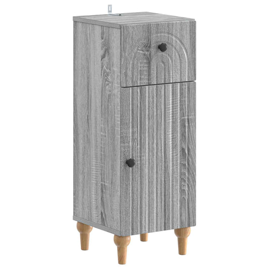 3 Piece Bathroom Cabinet Set ALKMAAR Grey Sonoma