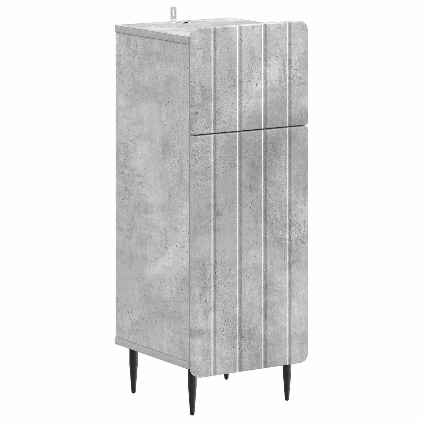 3 Piece Bathroom Cabinet Set ZWOLLE Concrete Grey