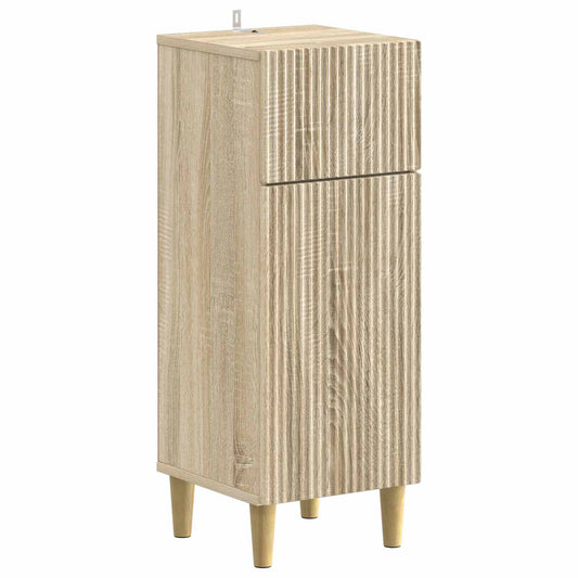 3 Piece Bathroom Cabinet Set ARNHEM Sonoma Oak Engineered Wood