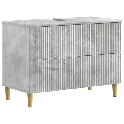 3 Piece Bathroom Cabinet Set ARNHEM Concrete Grey