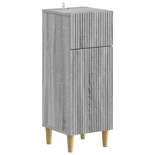 3 Piece Bathroom Cabinet Set ARNHEM Grey Sonoma Engineered Wood