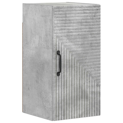 3 Piece Bathroom Cabinet Set HAARLEM Concrete Grey