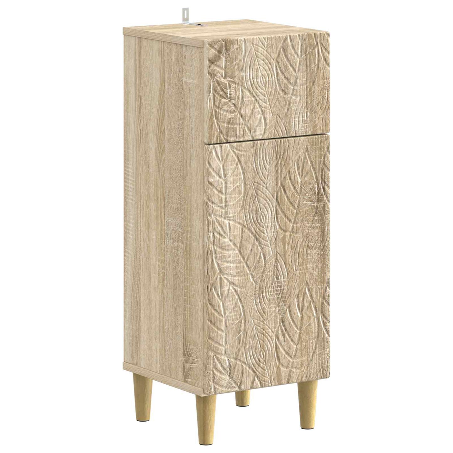 3 Piece Bathroom Cabinet Set DELFT Sonoma Oak Engineered Wood