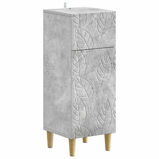 3 Piece Bathroom Cabinet Set DELFT Concrete Grey