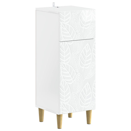 3 Piece Bathroom Cabinet Set DELFT High Gloss White