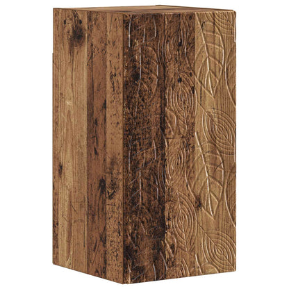 3 Piece Bathroom Cabinet Set DELFT Old Wood Engineered Wood