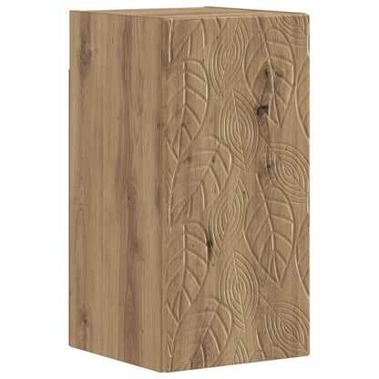 3 Piece Bathroom Cabinet Set DELFT Artisan Oak Engineered Wood