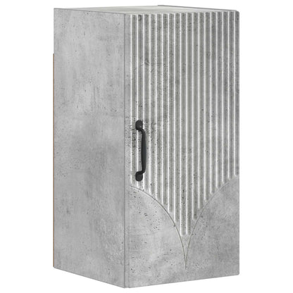 3 Piece Bathroom Cabinet Set HOORN Concrete Grey