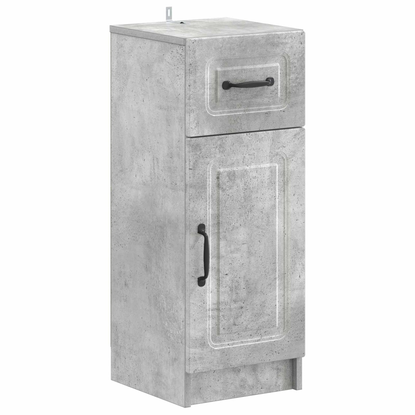 3 Piece Bathroom Cabinet Set UTRECHT Concrete Grey