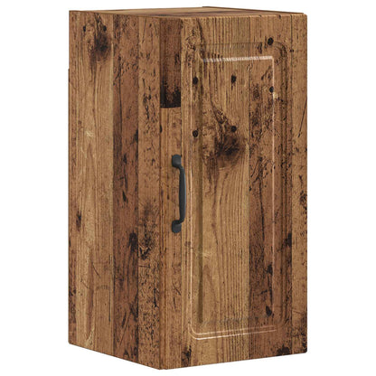 3 Piece Bathroom Cabinet Set UTRECHT Old Wood Engineered Wood