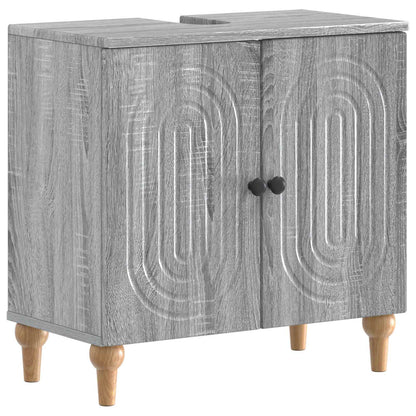 3 Piece Bathroom Cabinet Set ALKMAAR Engineered Wood