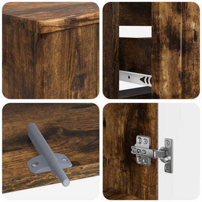 3 Piece Bathroom Cabinet Set ZWOLLE Engineered Wood