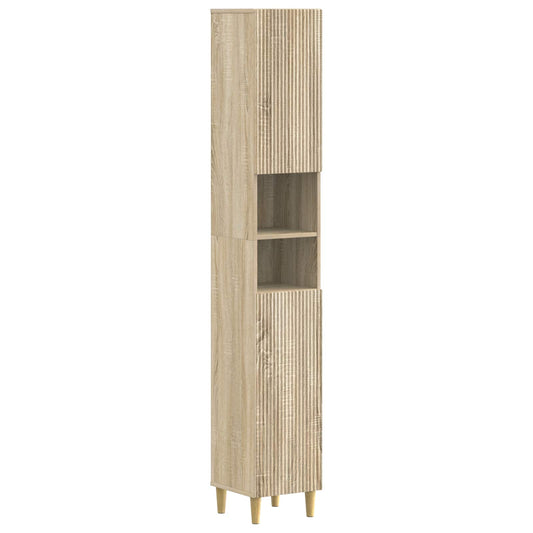 3 Piece Bathroom Cabinet Set ARNHEM Engineered Wood
