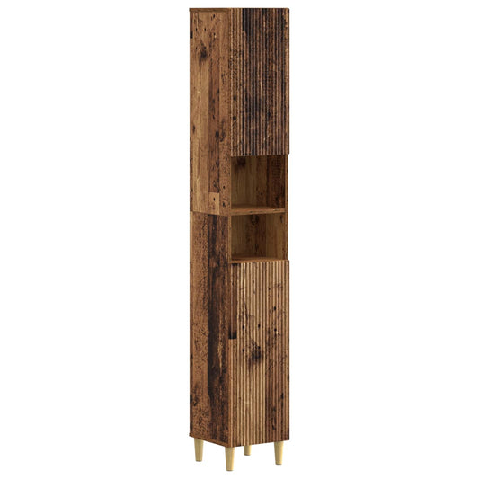 3 Piece Bathroom Cabinet Set ARNHEM Engineered Wood