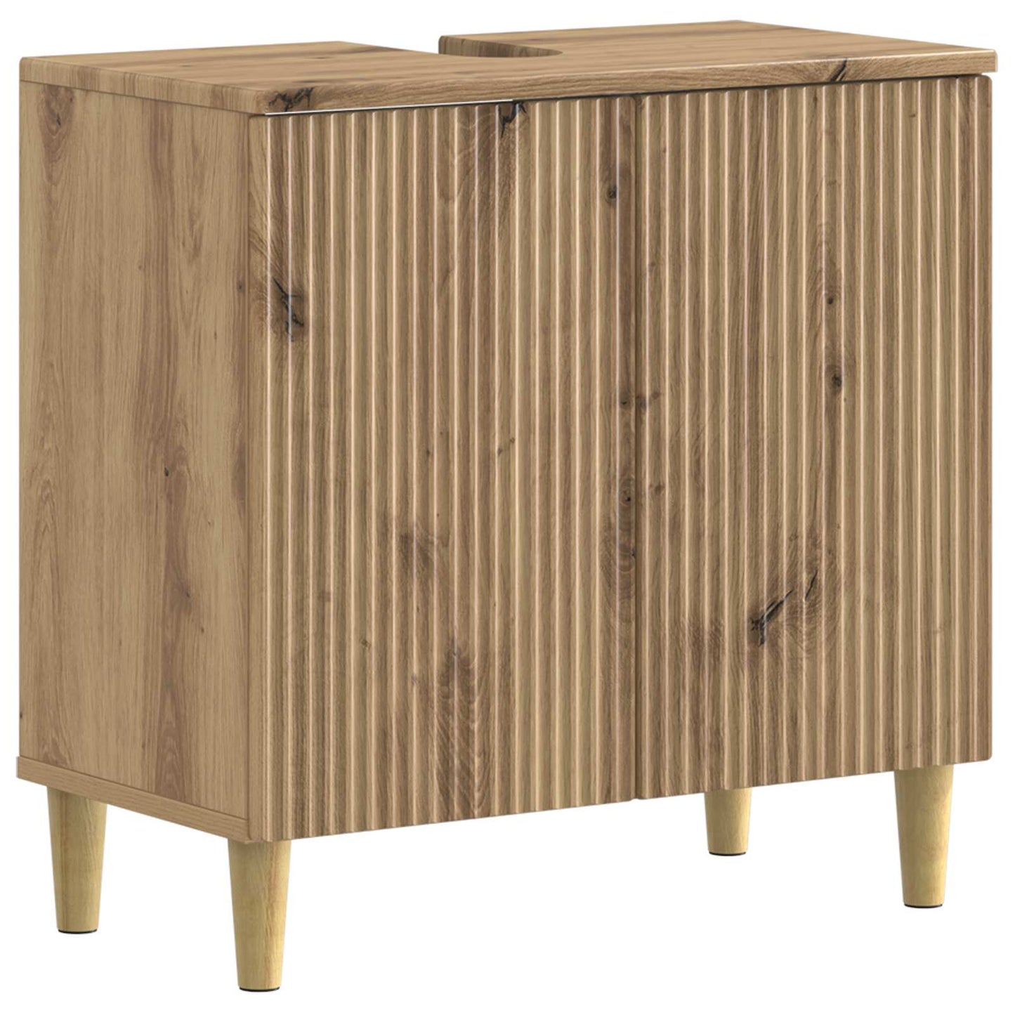 3 Piece Bathroom Cabinet Set ARNHEM Engineered Wood