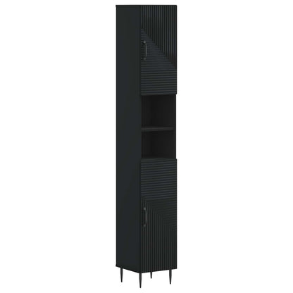 3 Piece Bathroom Cabinet Set HAARLEM Engineered Wood