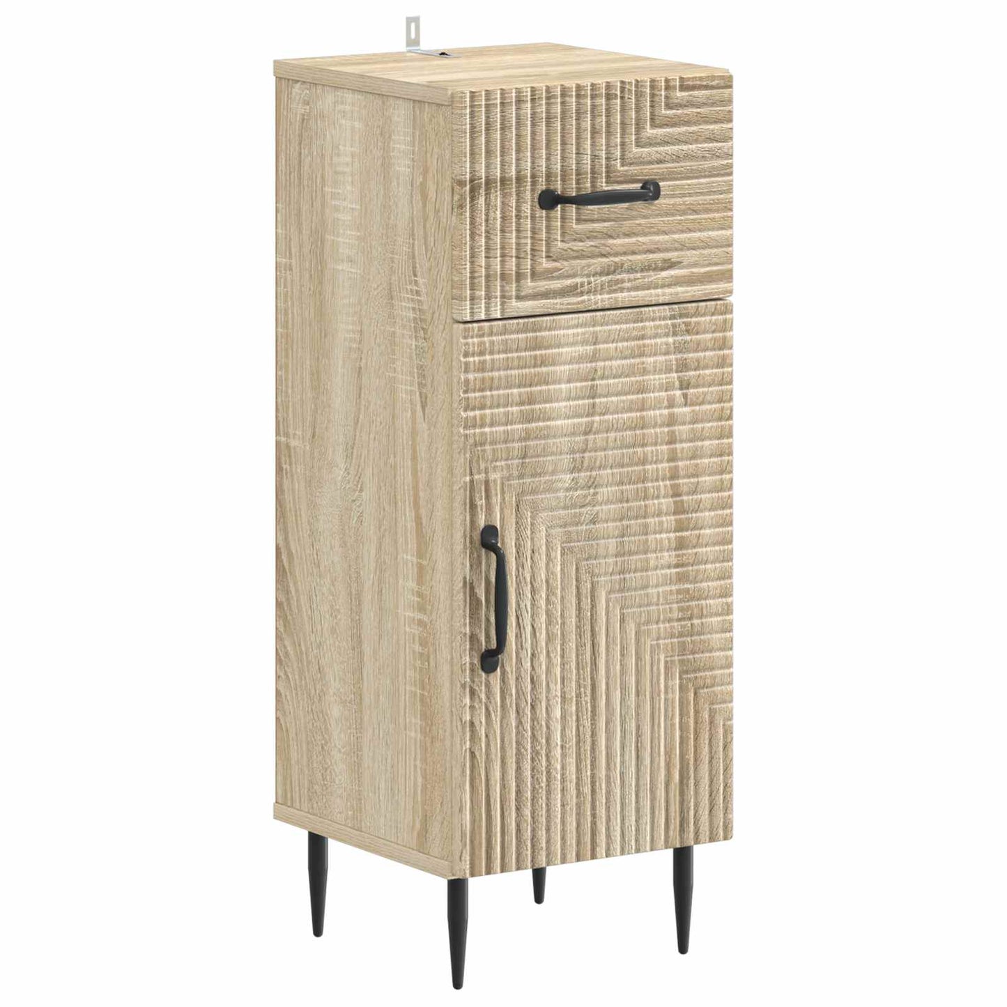 3 Piece Bathroom Cabinet Set HAARLEM Engineered Wood