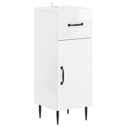 3 Piece Bathroom Cabinet Set HAARLEM Engineered Wood