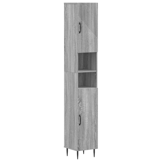 3 Piece Bathroom Cabinet Set HAARLEM Engineered Wood
