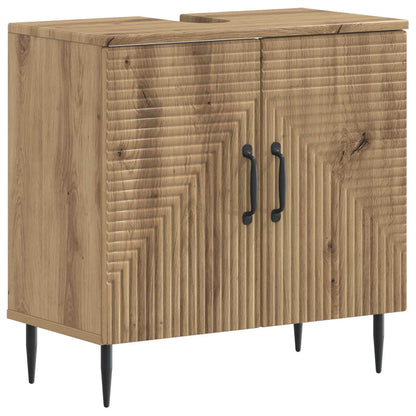 3 Piece Bathroom Cabinet Set HAARLEM Engineered Wood