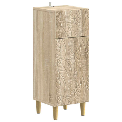 3 Piece Bathroom Cabinet Set DELFT Engineered Wood