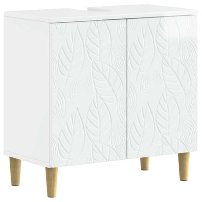 3 Piece Bathroom Cabinet Set DELFT Engineered Wood