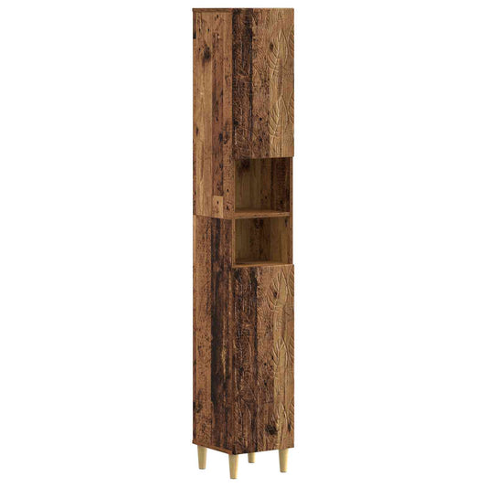 3 Piece Bathroom Cabinet Set DELFT Engineered Wood
