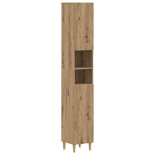 3 Piece Bathroom Cabinet Set DELFT Engineered Wood