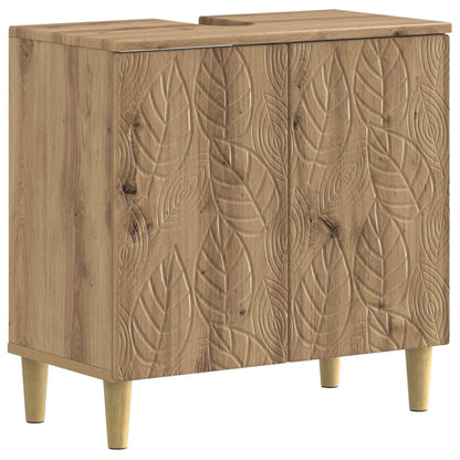 3 Piece Bathroom Cabinet Set DELFT Engineered Wood