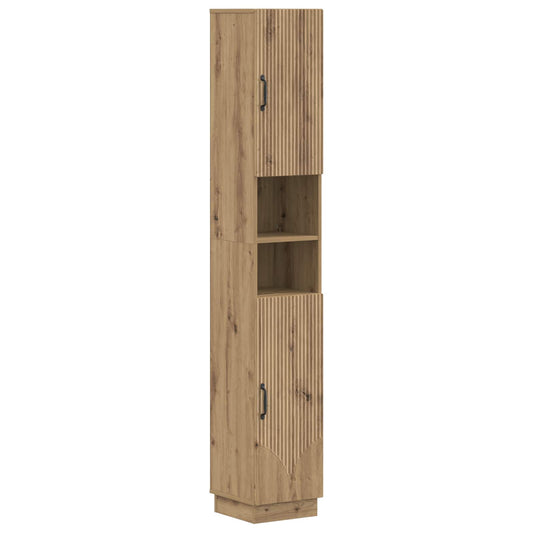 3 Piece Bathroom Cabinet Set HOORN Engineered Wood