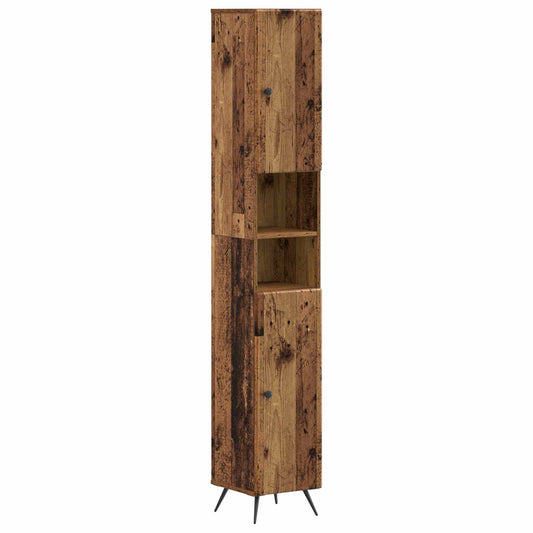 3 Piece Bathroom Cabinet Set BREDA Engineered Wood