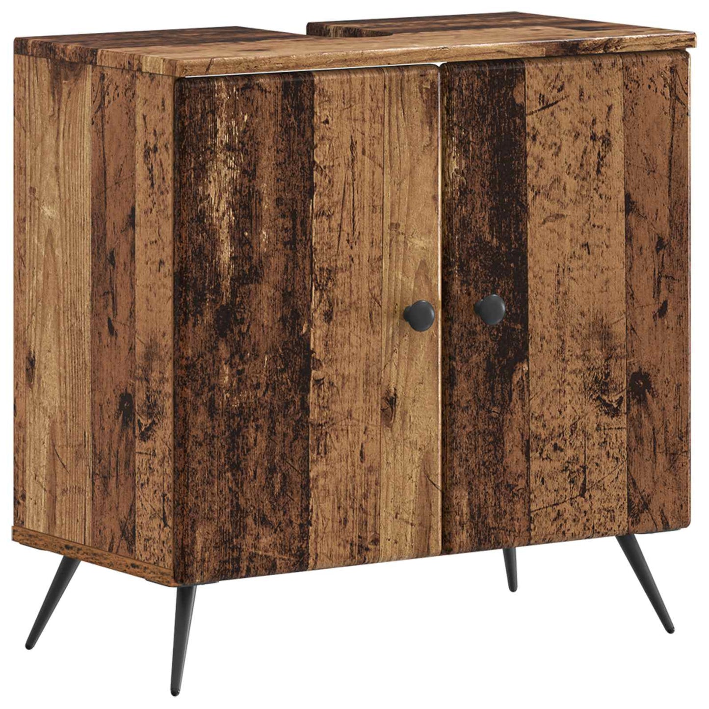 3 Piece Bathroom Cabinet Set BREDA Engineered Wood