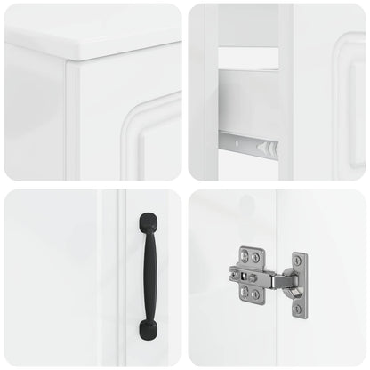3 Piece Bathroom Cabinet Set UTRECHT Engineered Wood