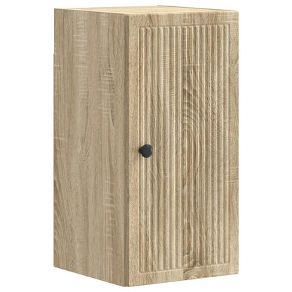 4 Piece Bathroom Cabinet Set EDE Sonoma Oak Engineered Wood