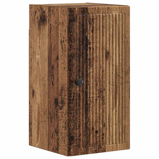 4 Piece Bathroom Cabinet Set EDE Old Wood Engineered Wood