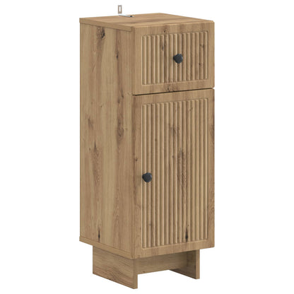 4 Piece Bathroom Cabinet Set EDE Artisan Oak Engineered Wood